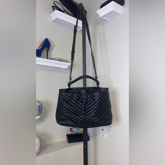 Rebecca Minkoff Edie - Black cross cube, one size fits all, Black - Picture 9 of 13